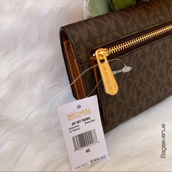 Michael kors Jet Set travel large trifold wallet - Picture 5 of 8